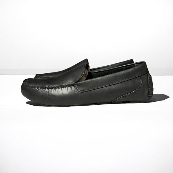 🌻NEW w.box SPERRY Black Davenport Leather Venetian Driver Casual Shoes Mens 10 - Picture 2 of 12